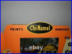 Vintage Advertising Sign / Store Display-1940's Chi-namel Paints & Varnishes