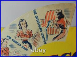 Vintage Advertising Store Display- 1950's Pasco Magic Cleaner Store Display-rare