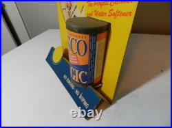 Vintage Advertising Store Display- 1950's Pasco Magic Cleaner Store Display-rare