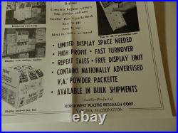 Vintage Advertising Store Display-1968 Truly Yours Disposible Douche Bag Display