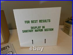 Vintage Advertising Store Display-1968 Truly Yours Disposible Douche Bag Display