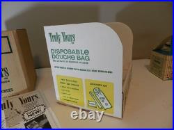 Vintage Advertising Store Display-1968 Truly Yours Disposible Douche Bag Display