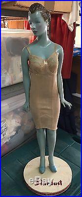 Vintage Advertising Store Display Girdle table Mannequin Countertop