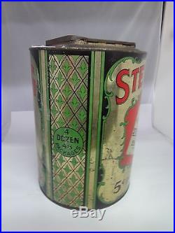 Vintage Advertising Tobacco Light Sterling Store Counter Display Bin Tin 762-r