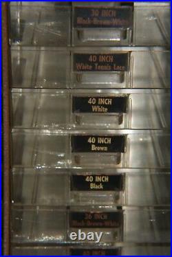 Vintage Advertisingold Hickory Shoe Lace Display Case