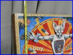 Vintage Aerosmith Nine Lives Cardboard Store Display Standee Motorized Ad