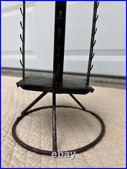 Vintage All-Ways Fresh Salted Nuts Metal Rotating Table Top Display, Black, 15