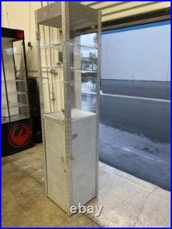Vintage Aluminum Oakley Display Cabinet, Design 6' x16x16
