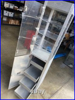 Vintage Aluminum Oakley Display Cabinet, Design 6' x16x16