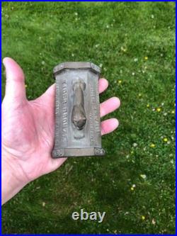 Vintage American Brake Shoe Company Tiger Bronze Paperweight Auto Train Aircraft