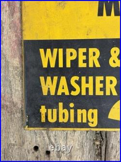 Vintage Anco Auto Products Windshield Wipers & Fuel Line Hose Display Rack Sign