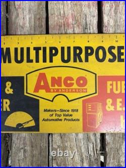 Vintage Anco Auto Products Windshield Wipers & Fuel Line Hose Display Rack Sign