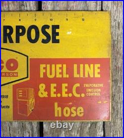 Vintage Anco Auto Products Windshield Wipers & Fuel Line Hose Display Rack Sign