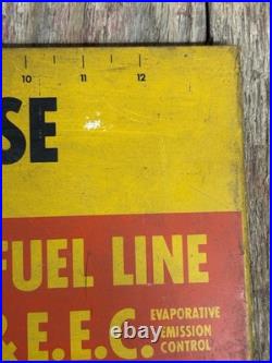 Vintage Anco Auto Products Windshield Wipers & Fuel Line Hose Display Rack Sign