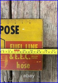 Vintage Anco Auto Products Windshield Wipers & Fuel Line Hose Display Rack Sign
