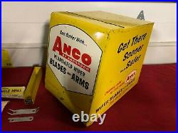 Vintage Anco Windshield Wiper Cabinet Display Cabinet Garage Dealer