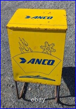 Vintage Anco Windshield Wiper Display Cart Store Advertising Almost 3' High