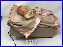 Vintage Animated Electric Store Display Crying/Squalling Baby Doll
