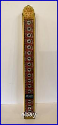 Vintage Antigue Hanging Magic Yeast Metal Store Display Owl Motif 27