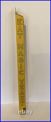 Vintage Antigue Hanging Magic Yeast Metal Store Display Owl Motif 27