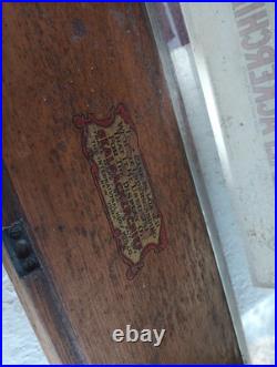 Vintage Antique Counter Display Sealpackerchief Sign Handkerchiefs Hankie