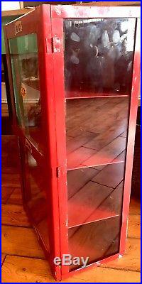 Vintage Antique Lance Tom's Country Store Display Case Cabinet 1950's Showcase