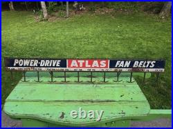 Vintage Atlas Power Drive Fan Belt Store Wire Display Wall Mount