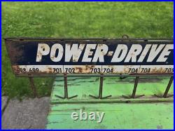 Vintage Atlas Power Drive Fan Belt Store Wire Display Wall Mount