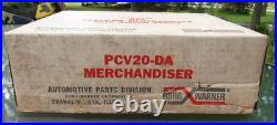 Vintage BORG WARNER PCV20-DA Merchandiser With Window Banner STORE DISPLAY NOS