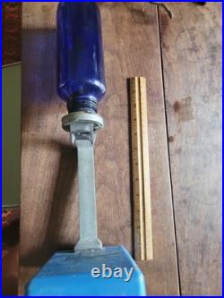 Vintage BROMO SELTZER Lenticular Sign, Cobalt Blue Bottle & Dispenser EMERSON