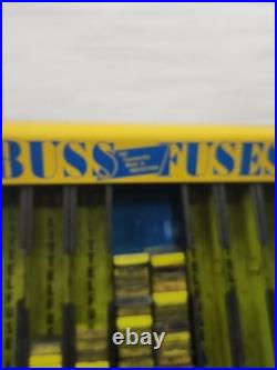 Vintage BUSS Fuse Display Rack Sign Gas Station Auto Parts Store Countertop