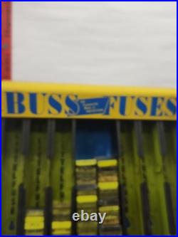 Vintage BUSS Fuse Display Rack Sign Gas Station Auto Parts Store Countertop