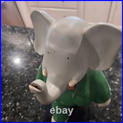 Vintage Babar The Elephant Store Display With Artist Sig France Toy