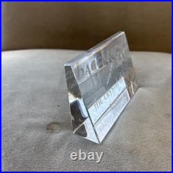 Vintage Baccarat Crystal Store Display Sign