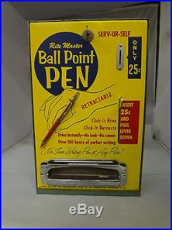 Vintage Ball Point Pen Store Display Rite Master G-78