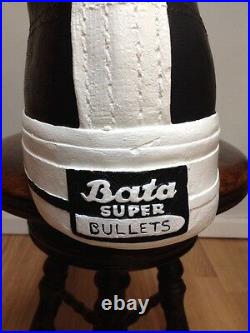 Vintage Bata Super Bullet Plaster Shoe Store Display Advertisement