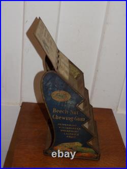 Vintage Beech-Nut Chewing Gim Tin 4 Shelf Store Display