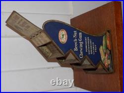 Vintage Beech-Nut Chewing Gim Tin 4 Shelf Store Display