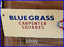 Vintage Belknap Blue Grass Carpenter Squares Store Display Rack