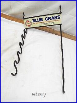 Vintage Belknap Blue Grass Nail Hammer Store Advertising Rack Display Sign Tool