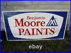 Vintage Benjamin Moore Paints Porcelain Sign