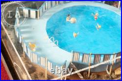 Vintage Bermuda King 84 Salesman's Sample Pool Display in Case