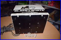 Vintage Black & White Scotch Whiskey Store Display Terrier Dogs Electric Box