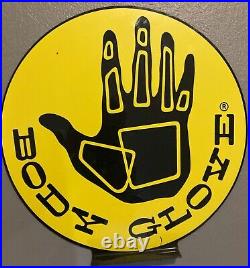 Vintage Body Glove Display Sign Acrylic 15.5 Surfing-double Sided