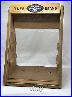 Vintage Boker Tree Brand Knife Display Case Showcase Missing Pieces