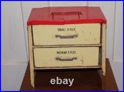 Vintage Bowes Cheerleader X-Flex Tubeless Tire 2 Drawer Store Display