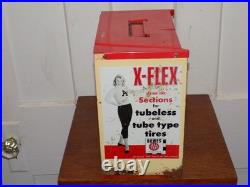 Vintage Bowes Cheerleader X-Flex Tubeless Tire 2 Drawer Store Display