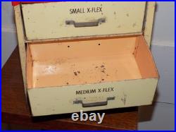 Vintage Bowes Cheerleader X-Flex Tubeless Tire 2 Drawer Store Display