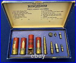 Vintage Boxed Winchester Dummy Sample Shotshell & Cartridge Display