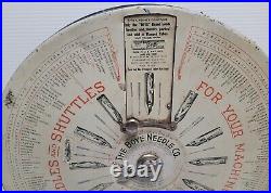 Vintage Boye Brand Needles And Shuttles Store Counter Display With Stock